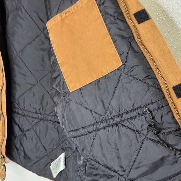 Carhartt C26-211 Sandstone Traditional Arctic Quilt Lined Coat Size 2XL Tall - Picture 7 of 14